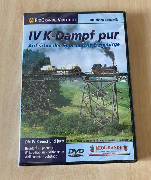 DVD: IV K-Dampf pur - Auf schmaler Spur durchs Erzgebirge